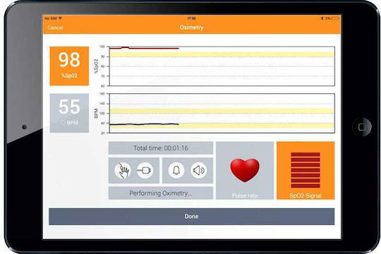 MIR Spirobank Ii Advanced Spirometer with Screen & USB / Bluetooth Connectivity