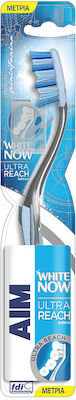 AIM Οδοντόβουρτσα White Now Ultra Reach Μέτρια Aim (1 τεμ.)