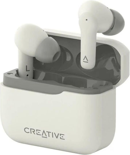 Creative Zen Air Plus In-ear Bluetooth Handsfree Earphones with Sweat Resistance and Charging Case White