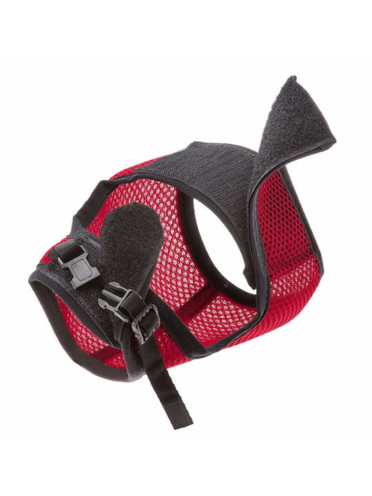 Ferplast Jogging Cat Harness with Guide Red Width 10mm