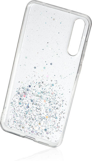 Naxius Glitter Задна корица Силикон Прозрачен (Huawei P20 Pro)