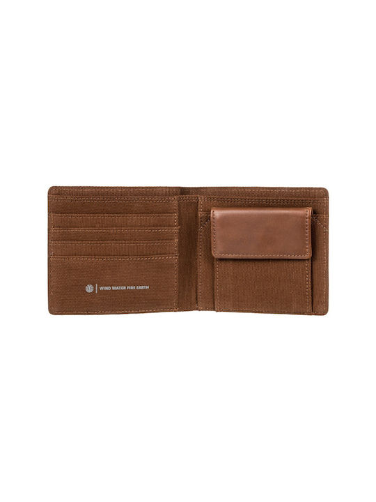 Element Men's Leather Wallet Brown