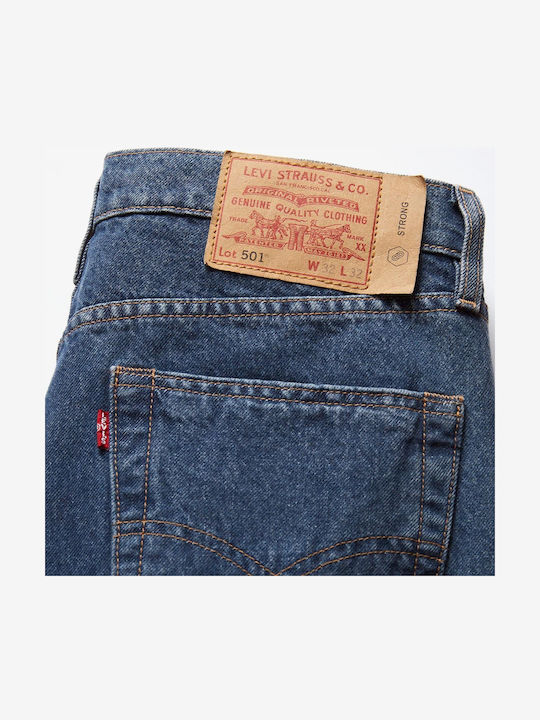 501 Men's Elastic Jeans Pants with Regular Straight Fit Indigo