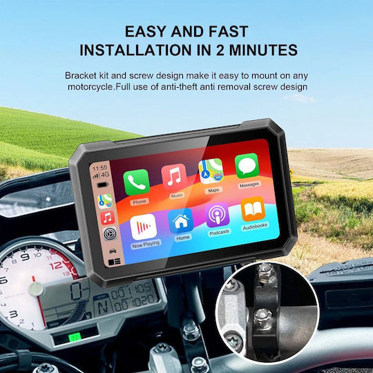 Digital IQ Motorcycle Navigation Display Μοτοσυκλέτας DIQ_PNA_7000