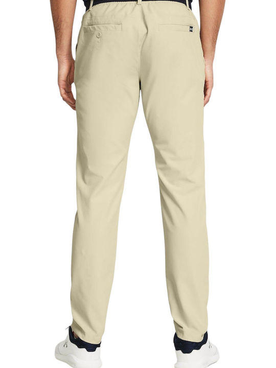 Under Armour Men's Trousers in Tapered Line Beige