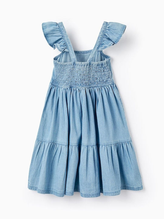Zippy Παιδικό Φόρεμα Τζιν Μπλέ