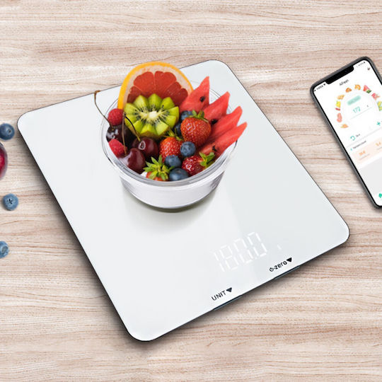 Media-Tech Digital Kitchen Scale Up To 5kg White