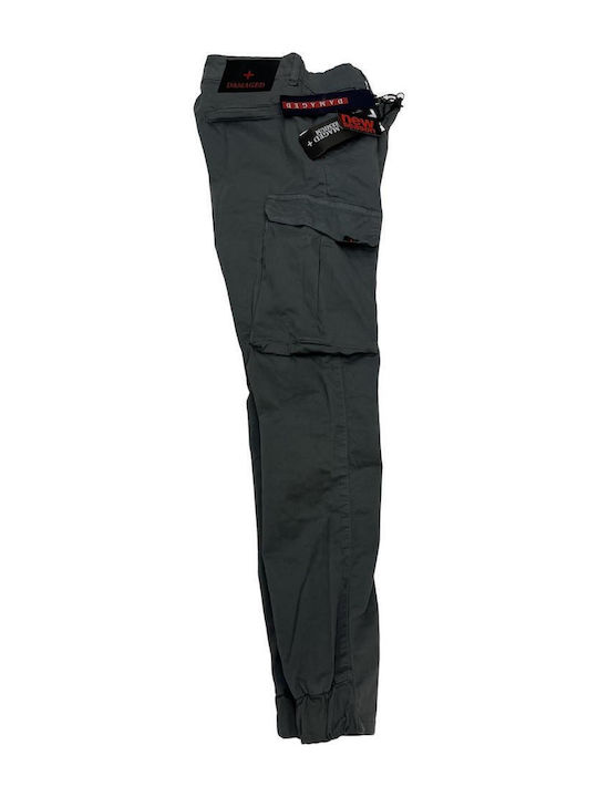 Damaged Jeans Men's Trousers Cargo Gray