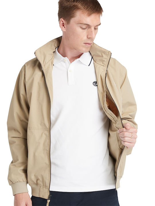 Winter Jacket Bomber Waterproof and Windproof Beige