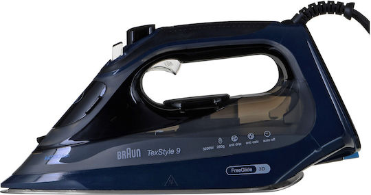 Braun TexStyle 9 Steam Iron 3200W With Non-Stick Plate and Continuous Steam Supply 60gr/min