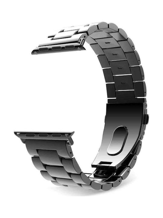 Tech-Protect Λουράκι Ανοξείδωτο Ατσάλι Μαύρο (Apple Watch 4 / 5 / 6 / 7 / 8 / 9 / Se / Ultra 1 / 2)
