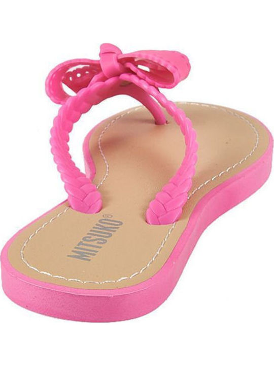 Frauen Flip Flops in Fuchsie Farbe