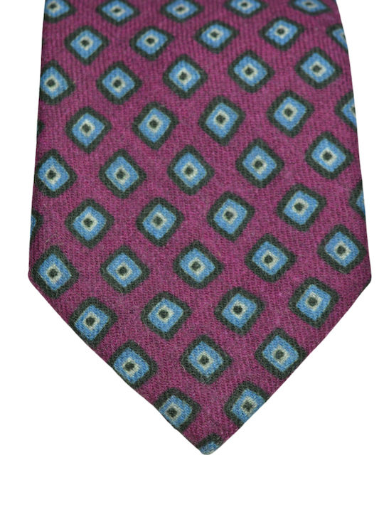 Zaza Cravată pentru Bărbați Lână Tricotată în Culorea Roșu