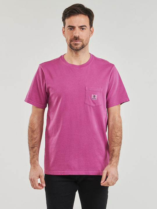 Basic Pocket Pigment Ss Тениска Deep Orchid