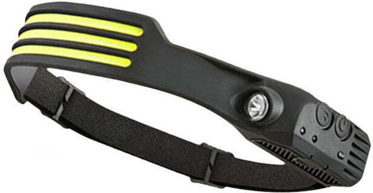 Ideahellas Rechargeable Headlamp LED IPX4 with Maximum Brightness 3000lm 3pcs Black