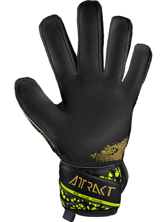 Reusch Attrakt Infinity Finger Support Голмански ръкавици за Възрастни Черен