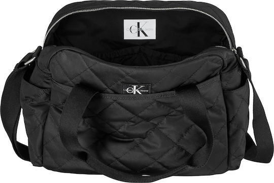 Calvin Klein Wickeltasche-Wickeltasche Schulter/Hand Schwarz 36x29cm.
