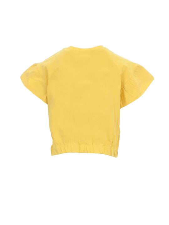 Evita Kids' Blouse Short Sleeve lemon