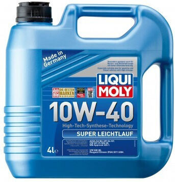 Liqui Moly Συνθετικό Λάδι Αυτοκινήτου Super-leichtlauf 10W-40 B4 / D 4lt