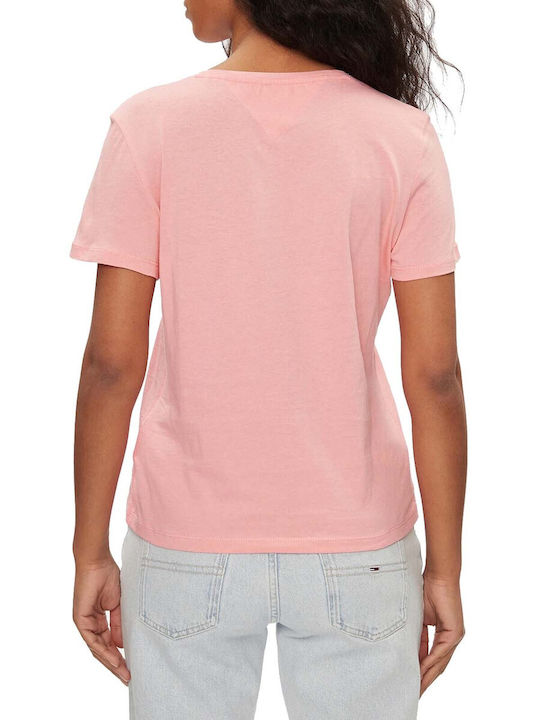 Tommy Hilfiger Damen T-shirt Rosa