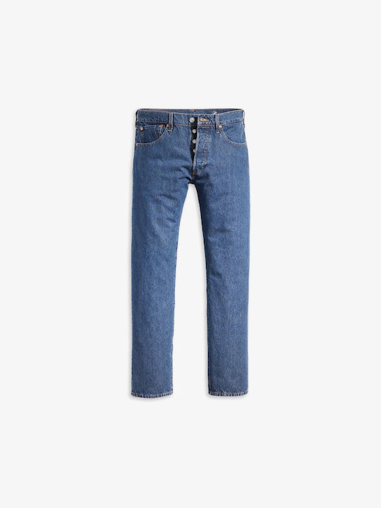 501 Men's Elastic Jeans Pants with Regular Straight Fit Indigo