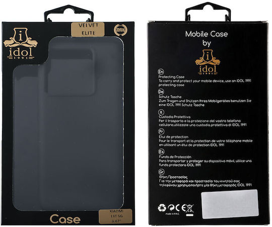 Idol 1991 Back Cover Silicone Plastic Waterproof Black for Xiaomi 13T 13T Pro