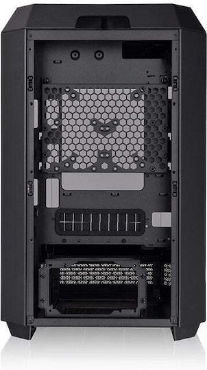 Thermaltake The Tower 300 Gaming Micro Tower Κουτί Υπολογιστή με Πλαϊνό Παράθυρο και RGB Φωτισμό Μαύρο
