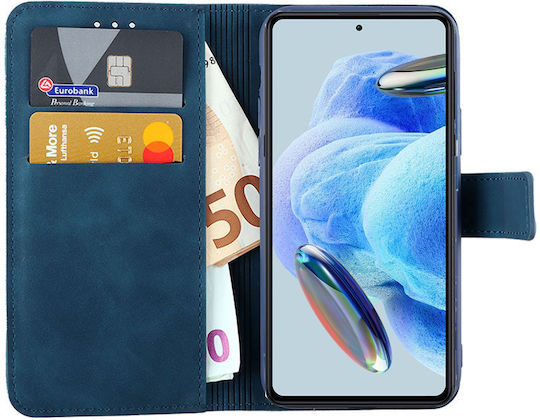 Lime Book Δερματίνης / Σιλικόνης / Δερμάτινο Μπλε (Redmi Note 12 Pro 4G)
