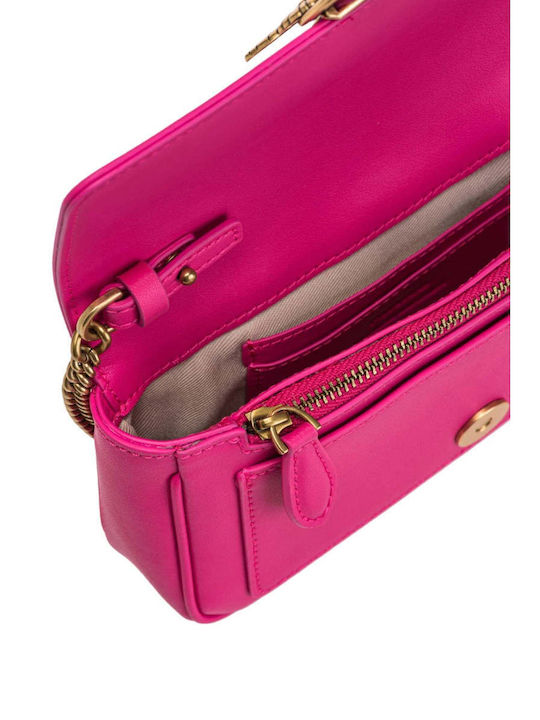 Pinko Leather Women's Bag Shoulder Pink