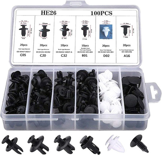 Car Plastic Clips 20pcs