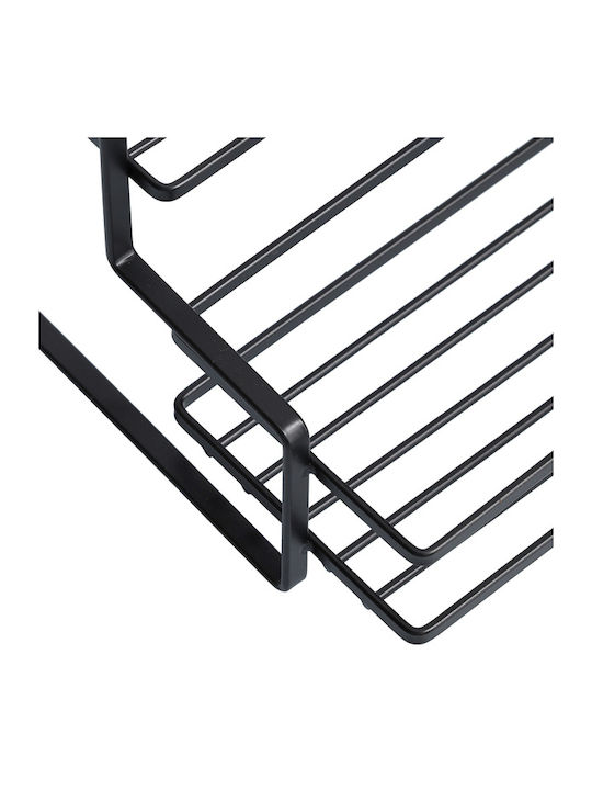 Zeller Tabletop Metal Rack 26x20x17cm Black