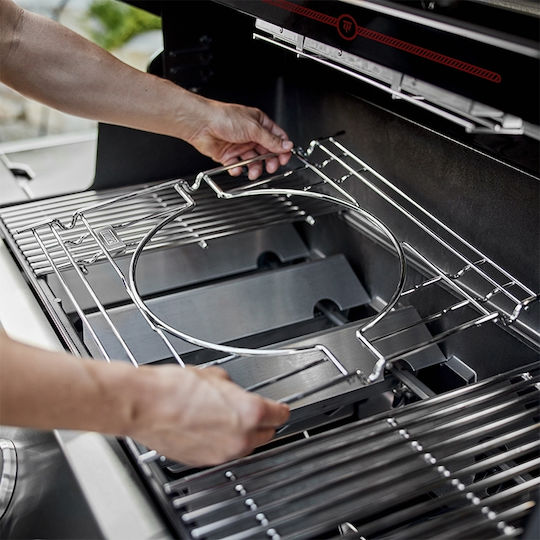 Weber Summit E Газово Барбекю Решетка 91брx49брсм. с 5 бр 27кВт и Инфрачервен Нагревател