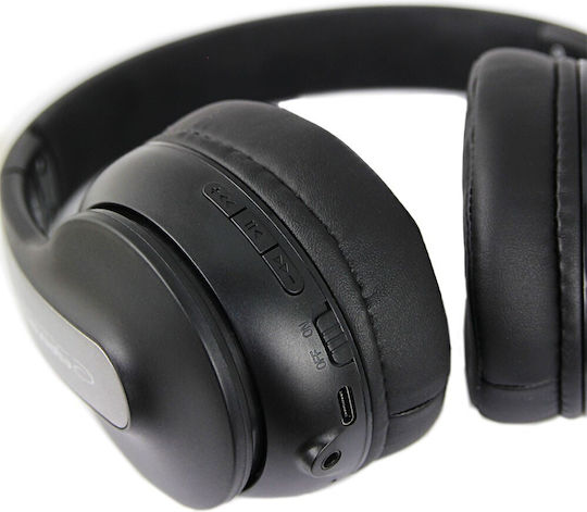 Esperanza EH240 Bluetooth Wireless Over Ear Headphones with 7 hours of Operation Black
