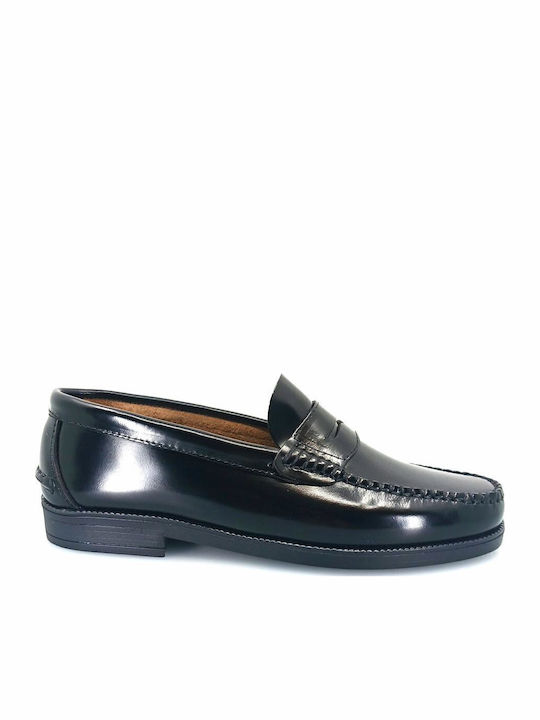 Men's Leather Loafers Black