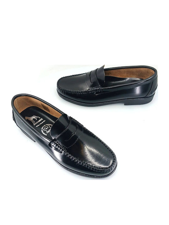 Men's Leather Loafers Black