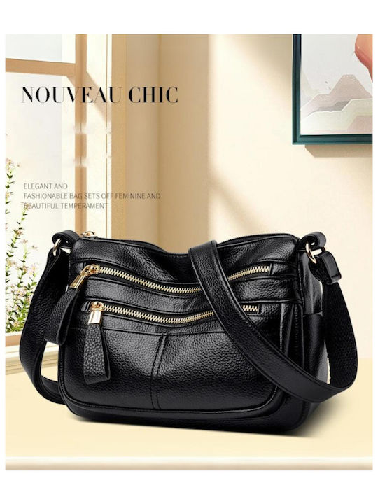 Damentasche Schultertasche Schwarz