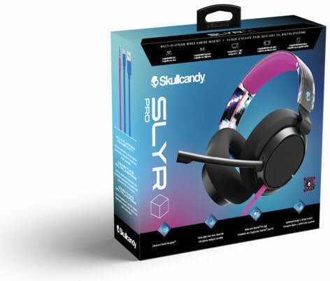 Skullcandy SLYR Pro Căști Gaming Over Ear cu Conectivitate 3,5 mm / USB Albastru pentru Nintendo Switch / PC / PS4 / PS5 / XBOX