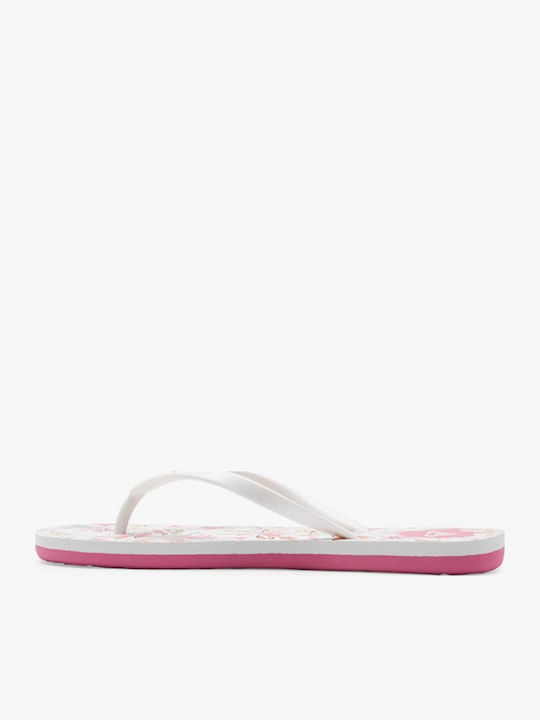 By The Sea Women's Flip Flops White