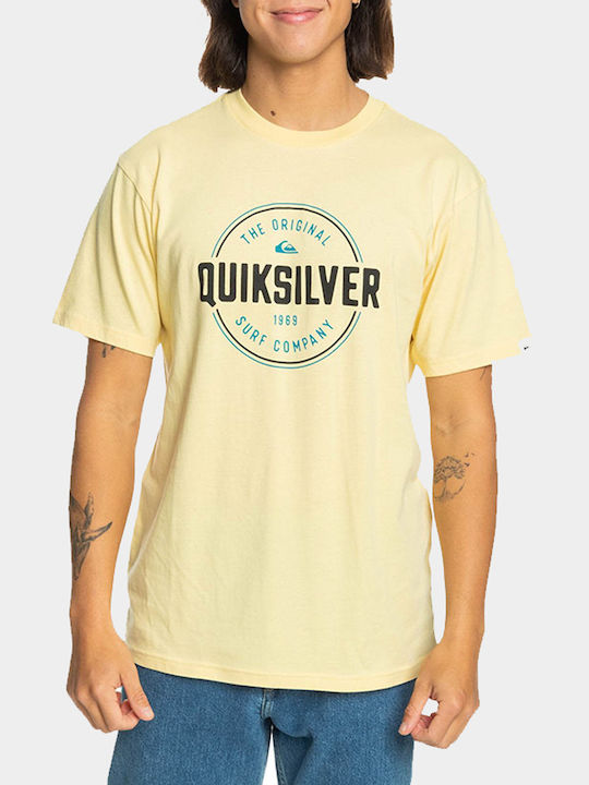 Quiksilver Circle Up Herren T-Shirt Kurzarm YELLOW