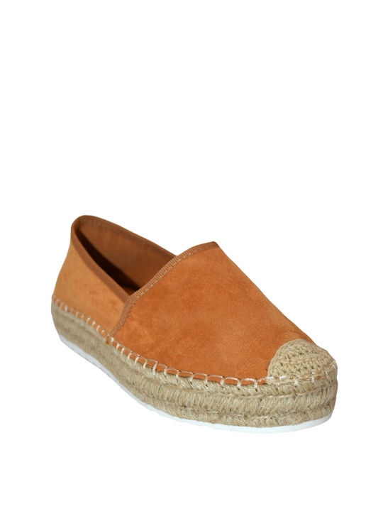 Morena Spain Wildleder Damen Espadrilles in Braun Farbe