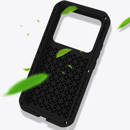 Love Mei Back Cover Metallic Black (Xiaomi 13 Pro)