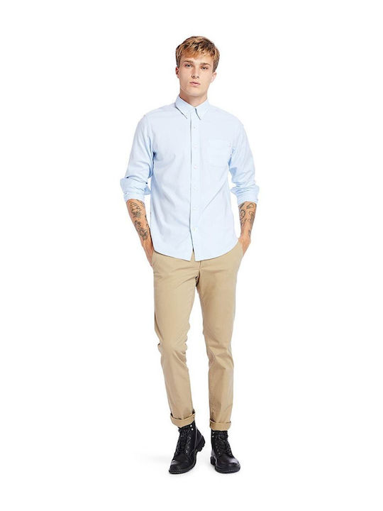 Men's Shirt Long Sleeve Blue