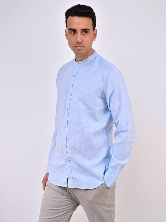 Beltipo Men's Shirt Long Sleeve Linen GALLERY