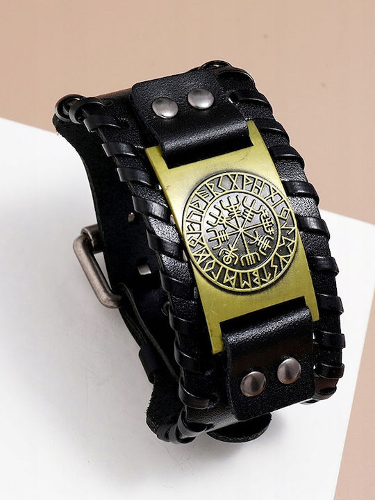 Men's Viking Nordic Compass Runa 452 Bracelet