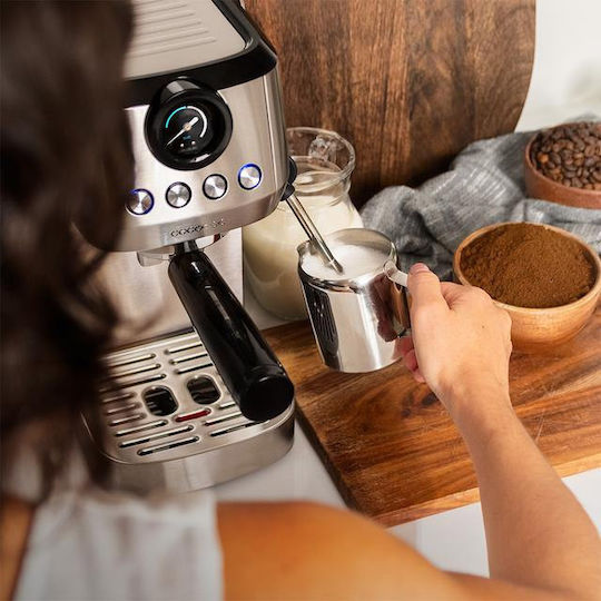 Cecotec Power Espresso 20 Steel Pro Automatic Espresso Machine 1350W Pressure 20bar Steel