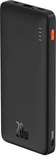 Baseus Airpow Power Bank 10000mAh 20W с USB-A порт и USB-C порт Power Delivery Черен