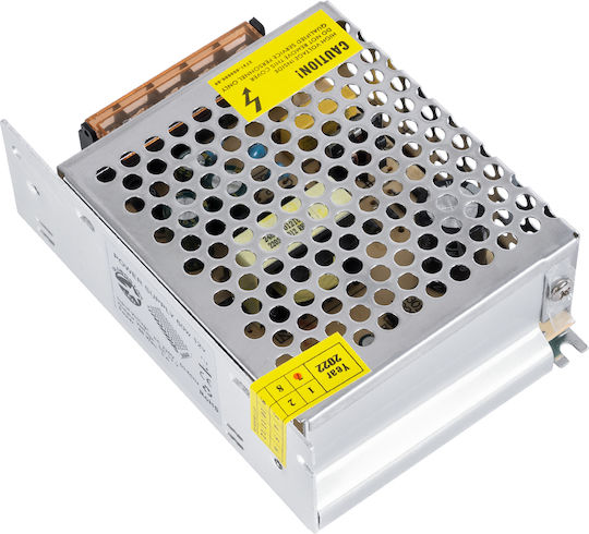 GloboStar Ρυθμιζόμενο Dimmable Τροφοδοτικό LED IP20 Ισχύος 60W με Τάση Εξόδου 12V