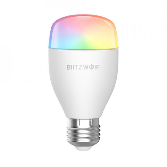 BlitzWolf Smart Lampe LED 9W für Fassung E27 RGB 850lm Dimmbar