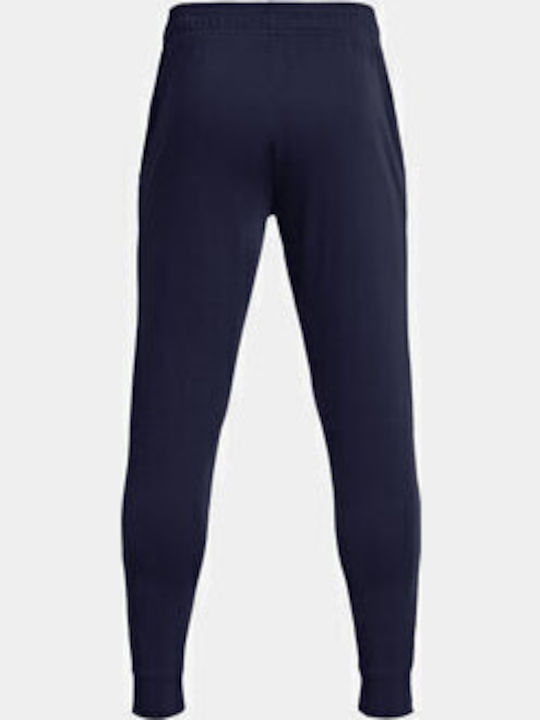 Ua Rival Terry Sweatpants with Elastic Dark Blue