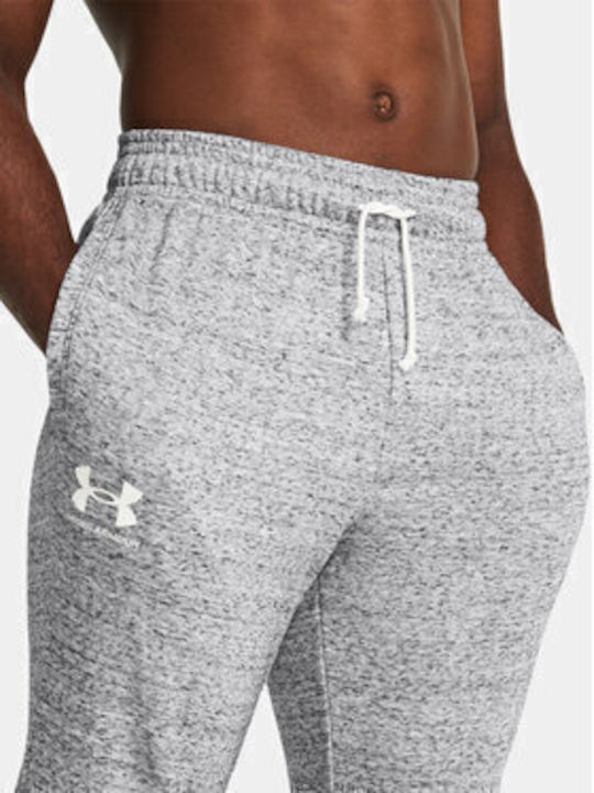 Ua Rival Terry Sweatpants with Elastic Gray
